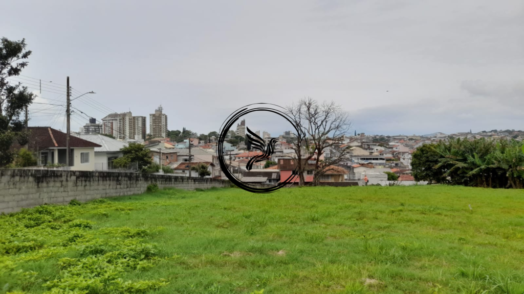 Imagem do terreno com alguns prédios ao fundo.